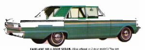 1963 Ford Fairlane 500 4-Door Sedan